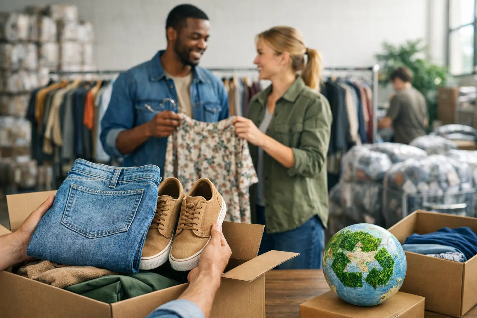 Sustainable Wholesale Secondhand Clothing Works