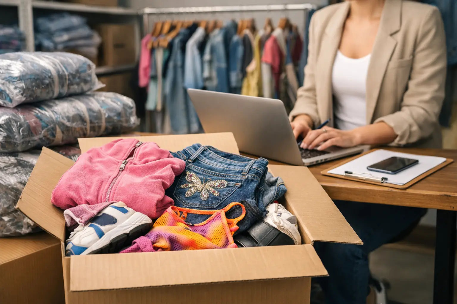 Buying y2k wholesale clothing bundles