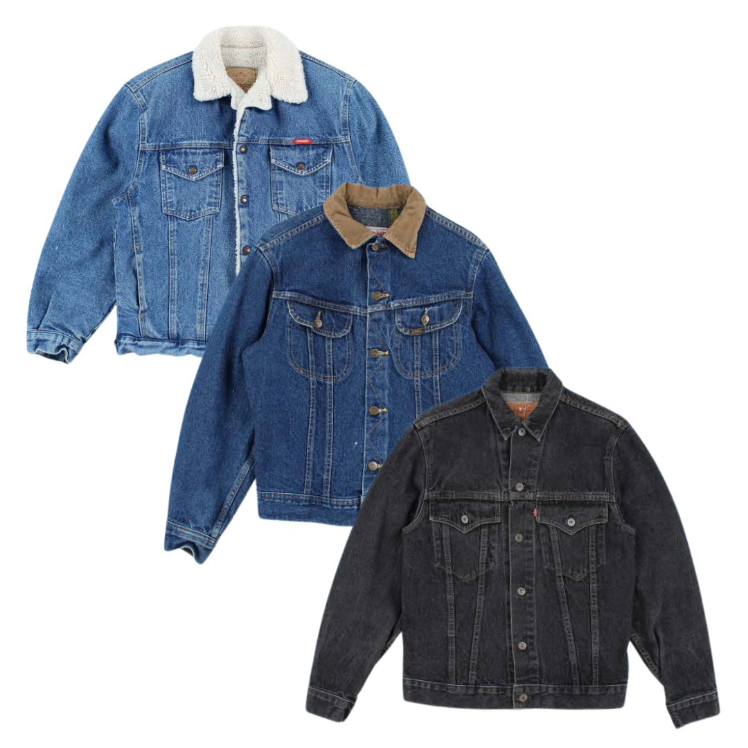 Levi's Lee Wrangler Denim Jackets - Best Vintage Wholesale