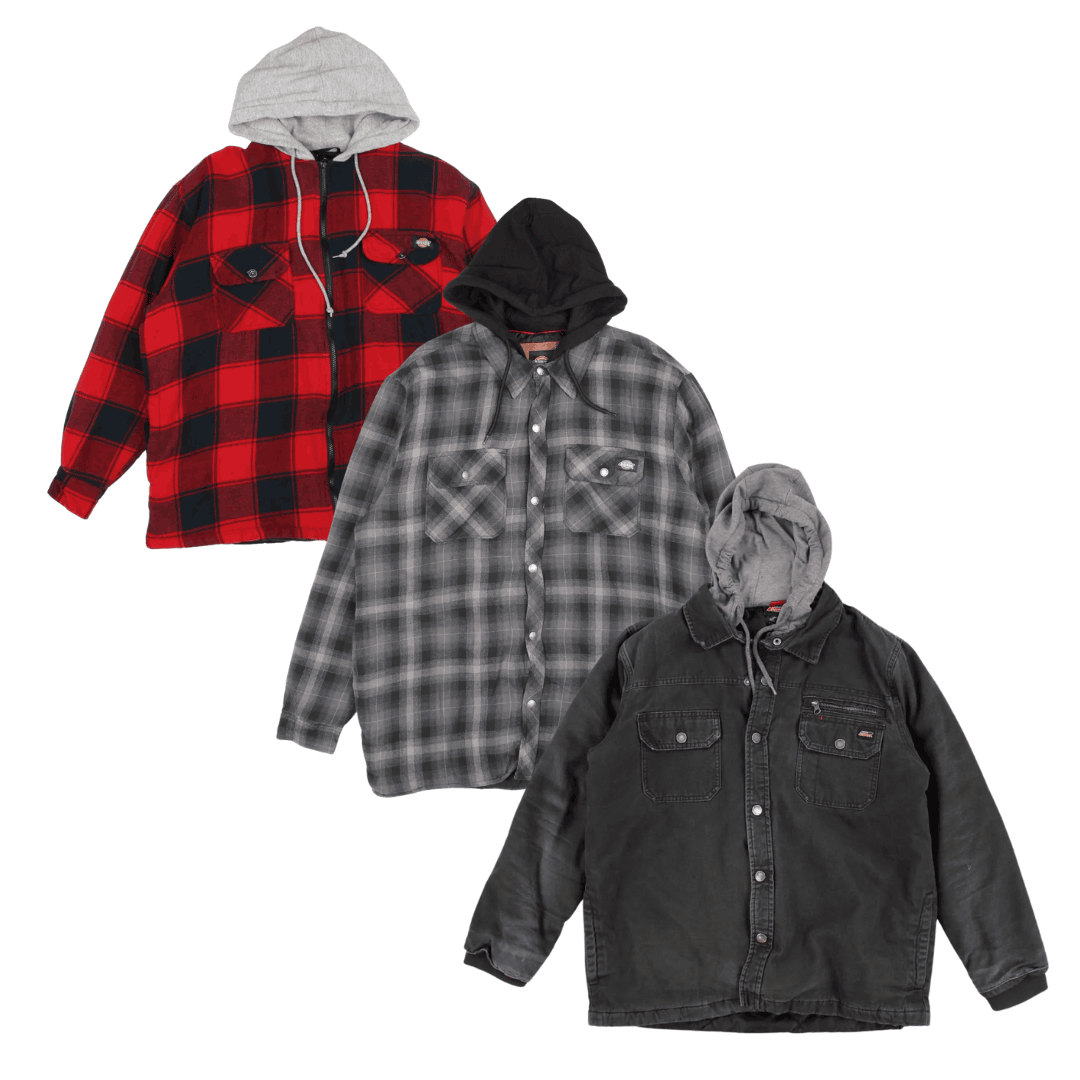 Dickies Flannel Overshirts - Best Vintage Wholesale