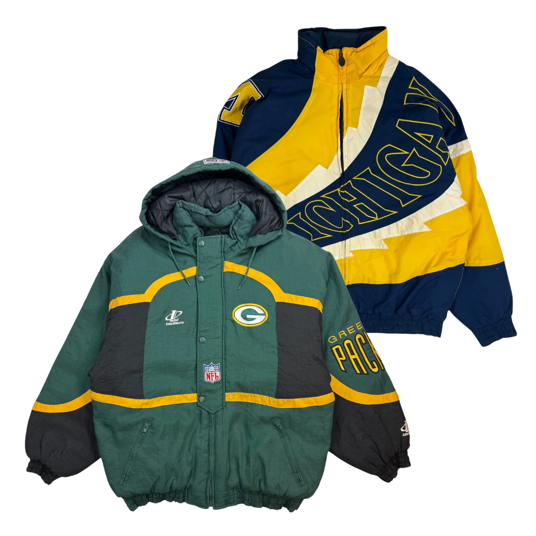 15x USA PRO SPORT JACKETS Best Vintage Wholesale