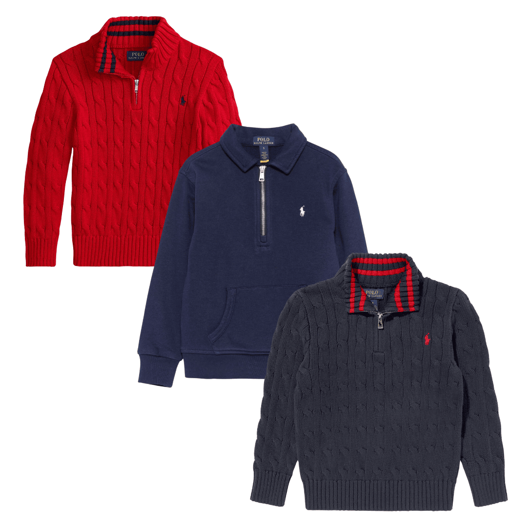 Kids Ralph Lauren 1/4 Zips - Best Vintage Wholesale