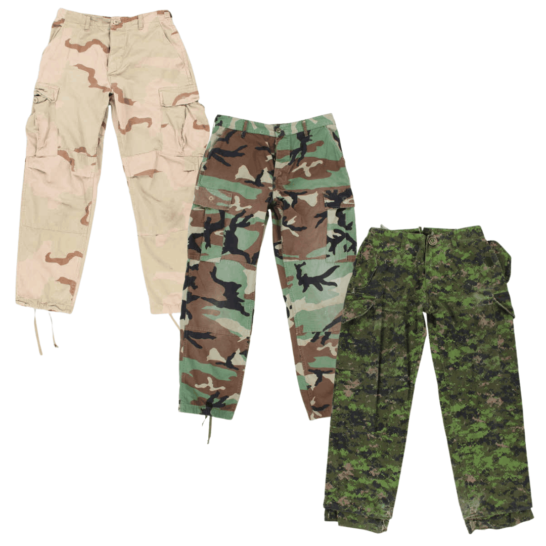 Camo Cargo Trousers - Best Vintage Wholesale