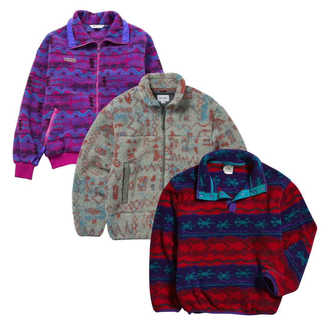 Funky Patterned Fleeces - Best Vintage Wholesale
