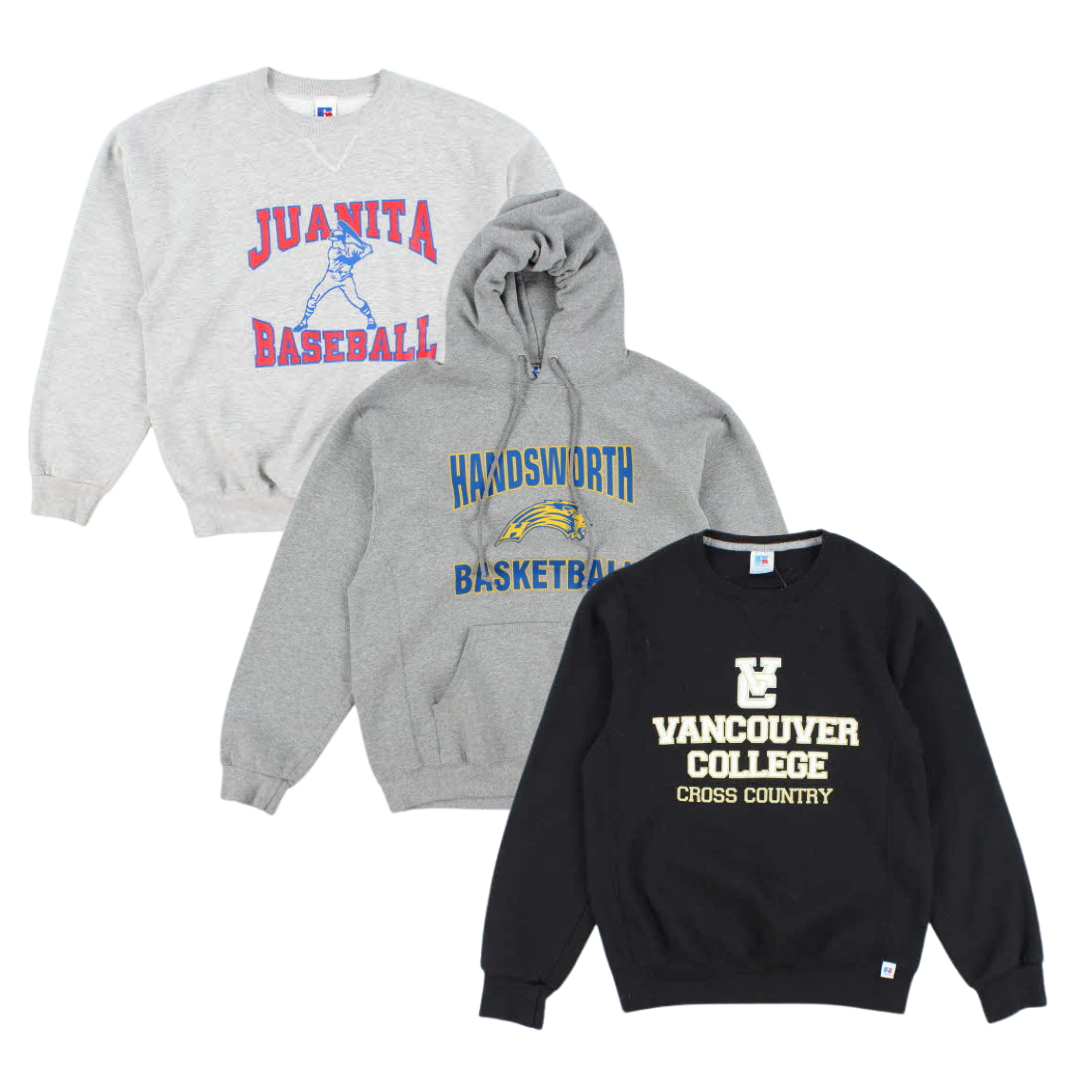 Russell Graphic Sweatshirts - Best Vintage Wholesale