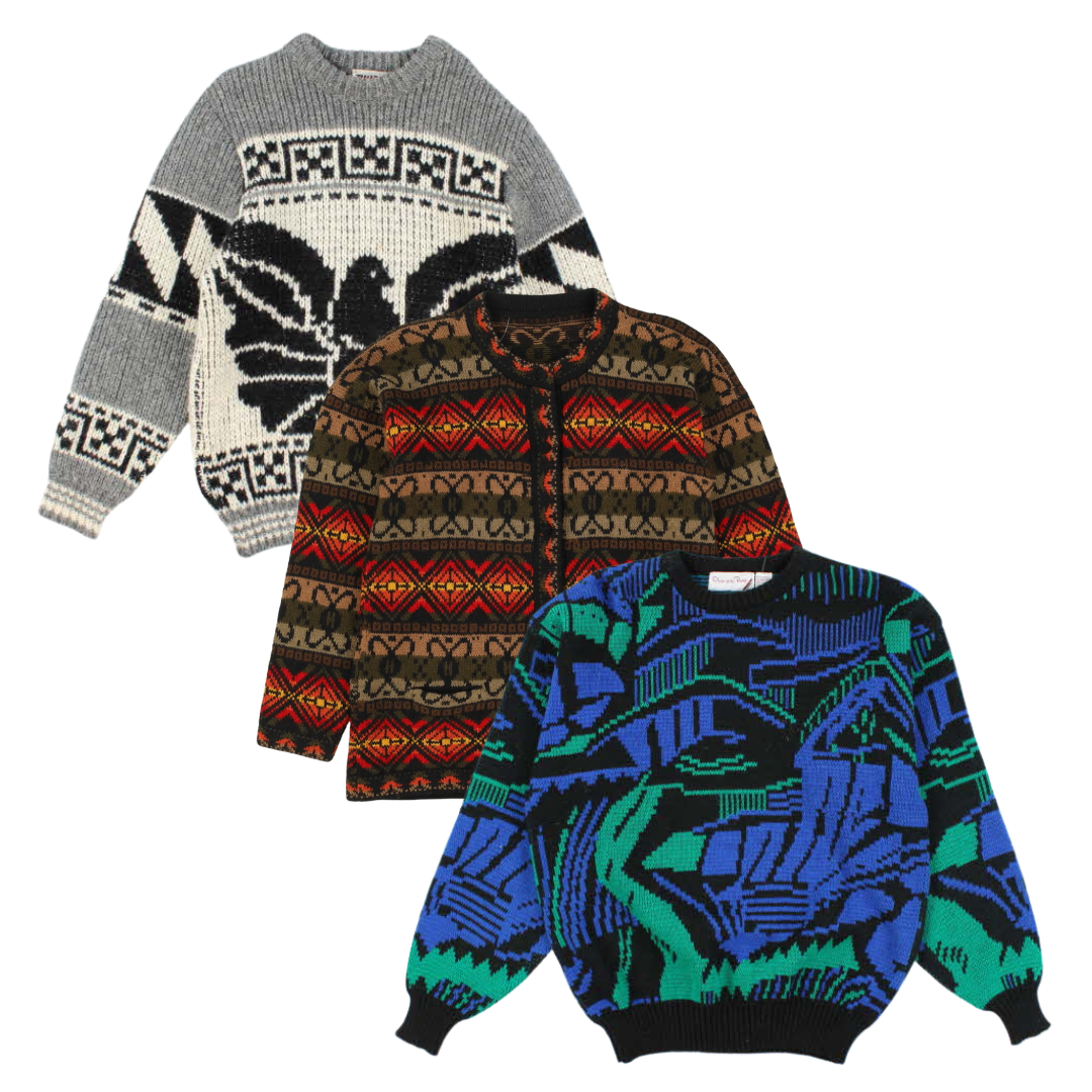 Vintage Patterned Knitwear - Best Vintage Wholesale