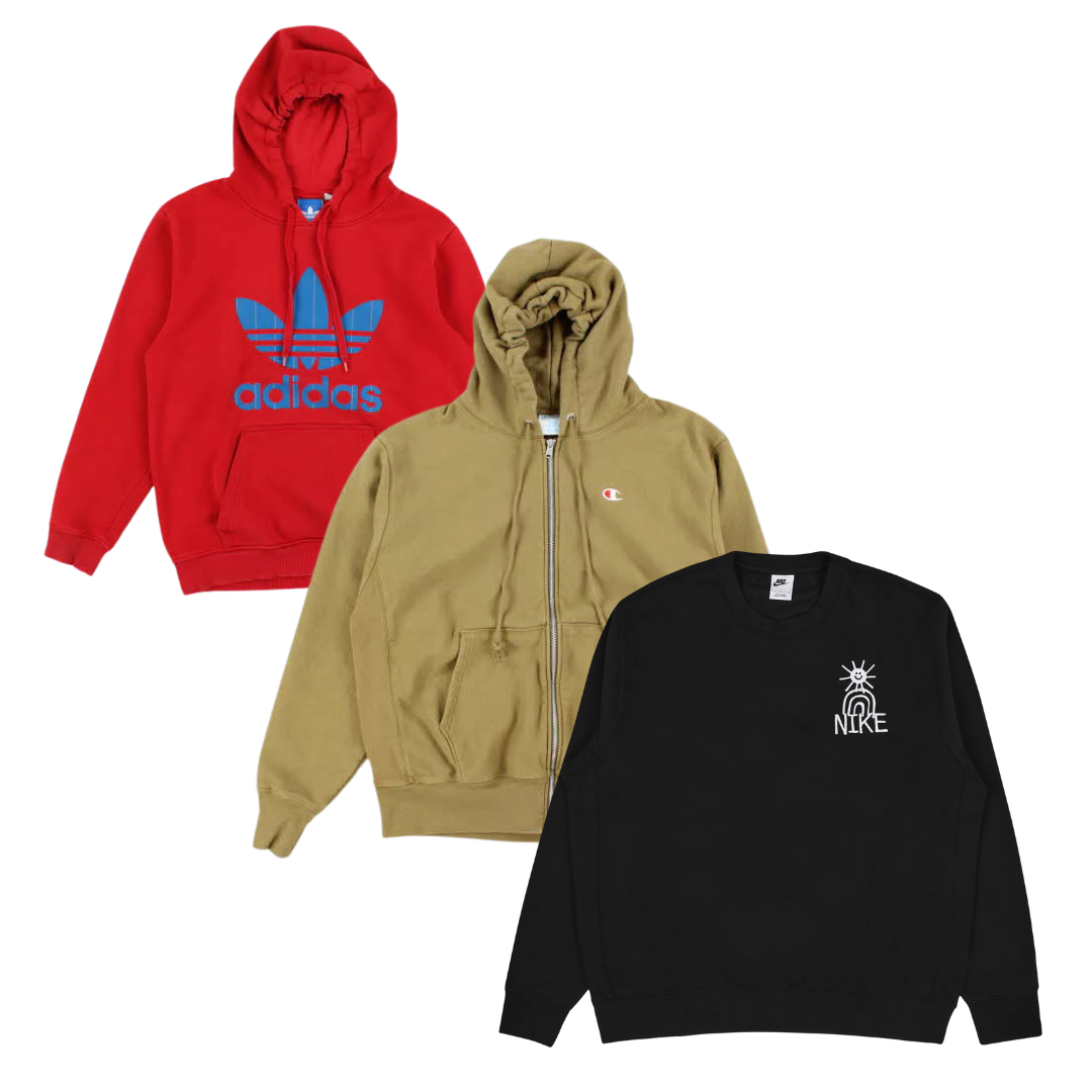 25x BRANDED SWEATSHIRTS