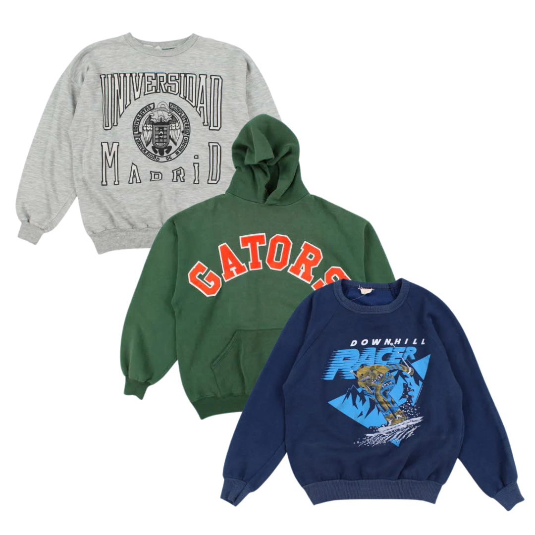 25x VINTAGE GRAPHIC SWEATSHIRTS