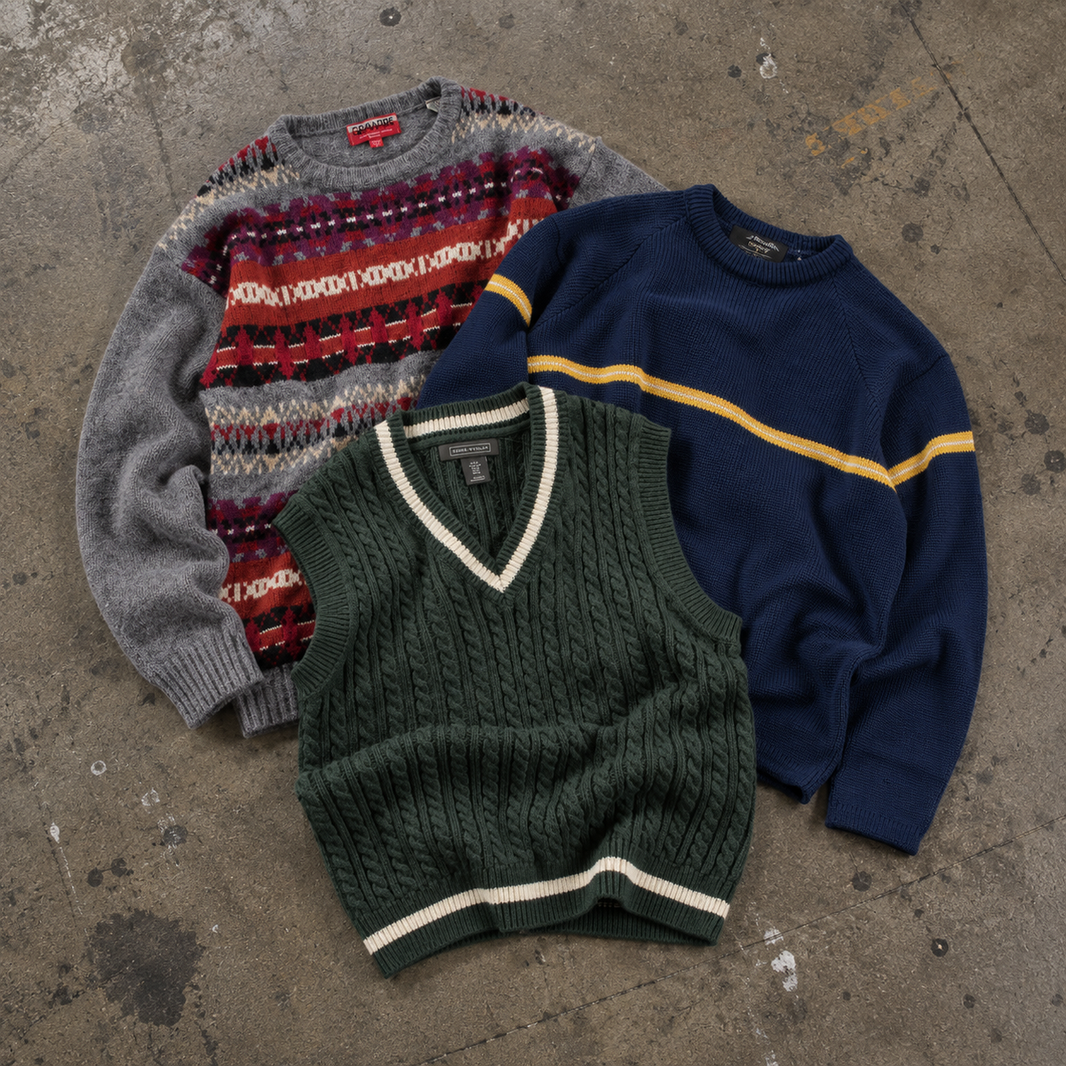 Basic Patterned Knitwear - Best Vintage Wholesale
