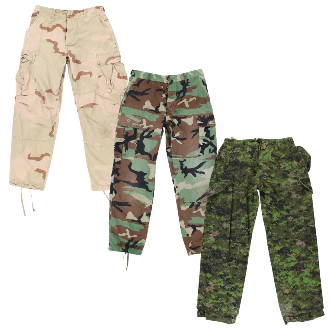 Camo Cargo Trousers - Best Vintage Wholesale