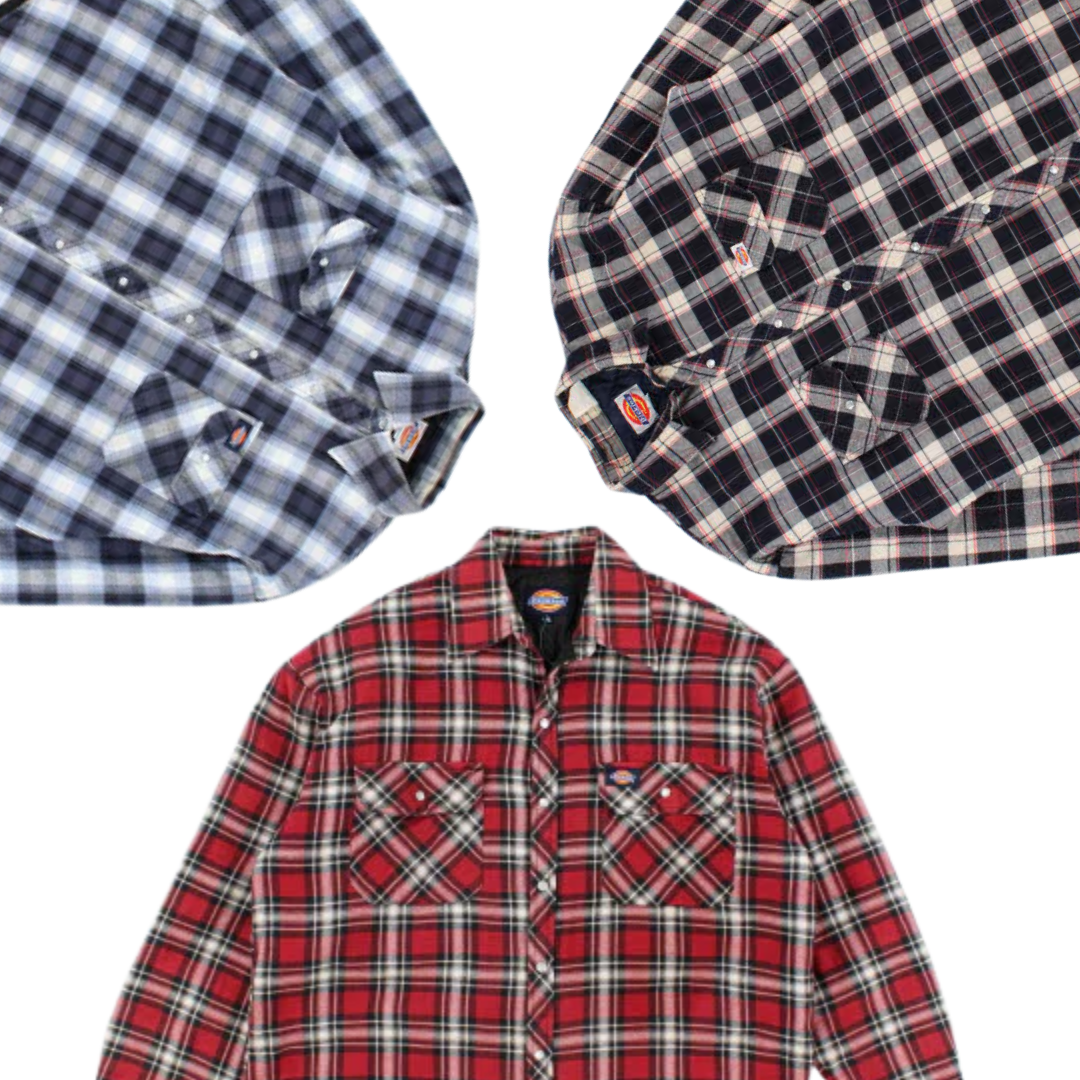 Dickies Flannel Shirts - Best Vintage Wholesale