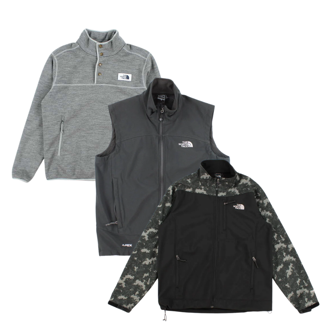 25x THE NORTH FACE FLEECES & JACKETS