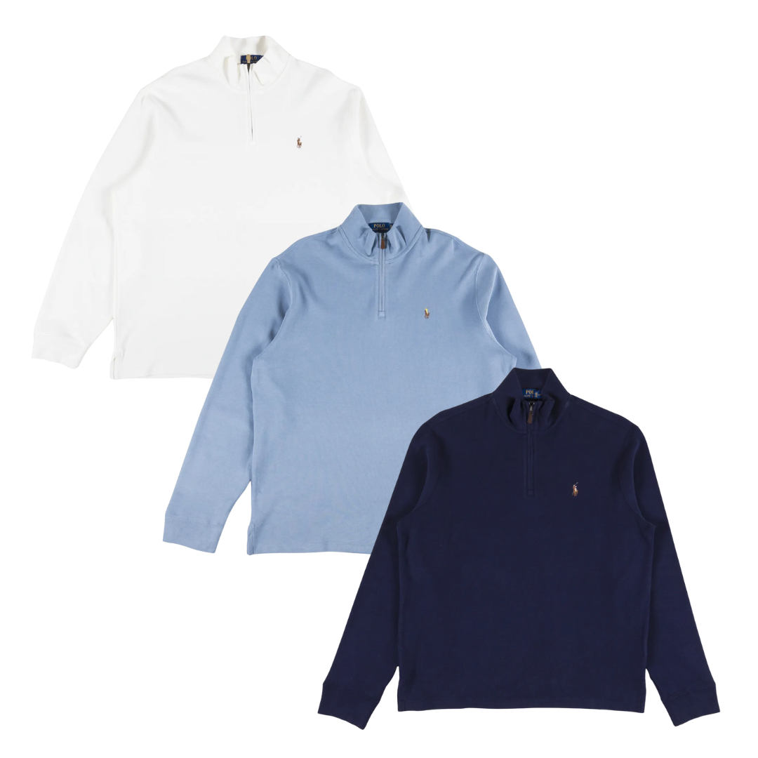 15x RALPH LAUREN 1/4 ZIP OVERSIZED
