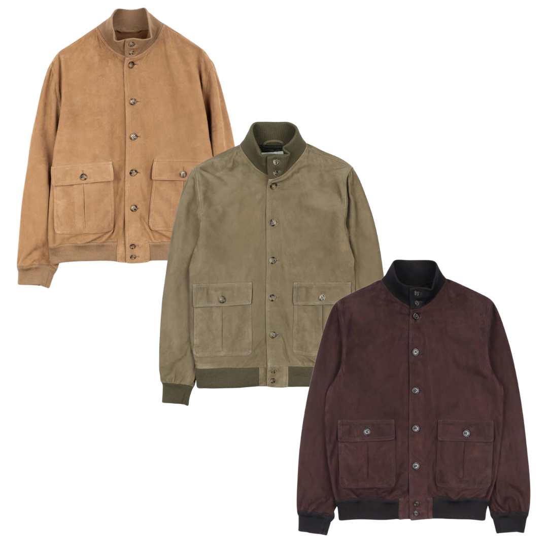 Suede A-1 Aviator Bomber Jackets - Best Vintage Wholesale