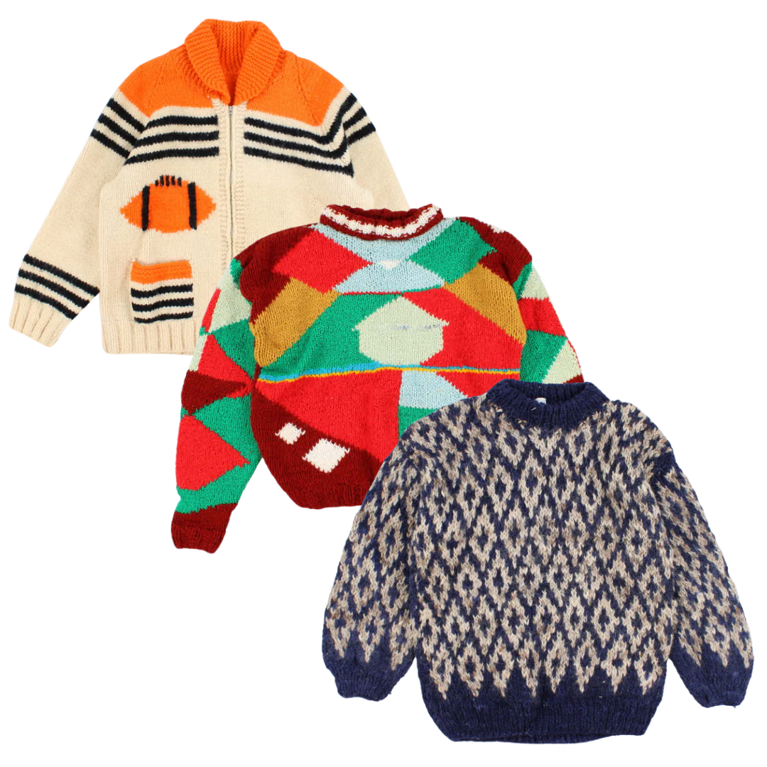 Vintage Hand Knit Sweaters - Best Vintage Wholesale