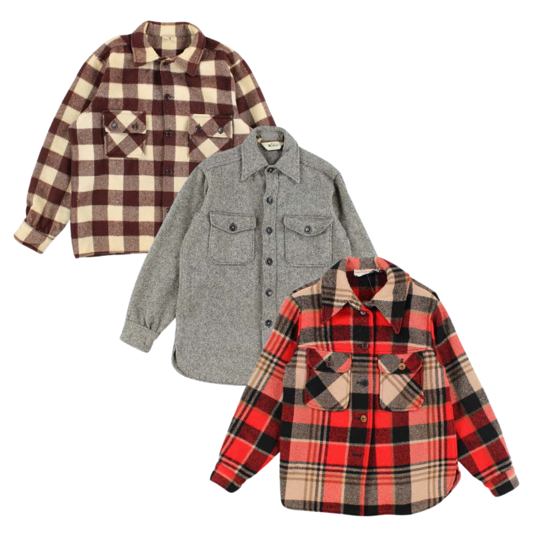 Vintage Wool Flannel Shirts - Best Vintage Wholesale